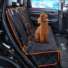 Petalage Car Seat Protector, 52” X 50“ for for Familay Car & Regular Suvs, 600D Heavy Duty Car Seat Cover Waterproof Dog Car Seat Cover for Back Seat, Scratch Proof Nonslip Seat Cover for Dogs in Car